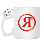 Кружка с футбольным мячиком