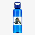 Прозрачная спортивная бутылка