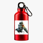 Металлическая бутылка 400 мл UV-DTF