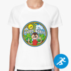 Женская спортивная футболка