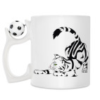 Кружка с футбольным мячиком