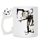 Кружка с футбольным мячиком