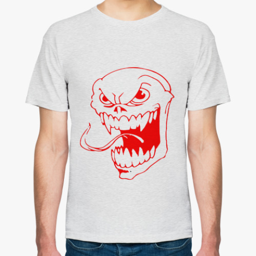 Футболка с принтом монстр