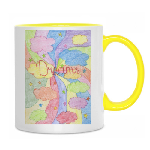 Кружка с принтом Dreams