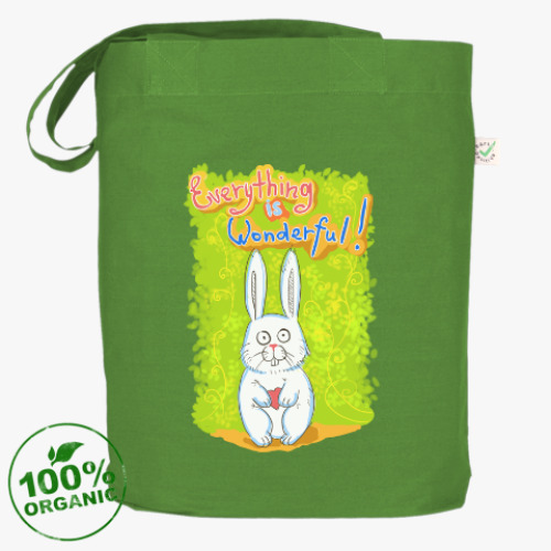 Сумка шоппер с принтом Всё будет чудесно!