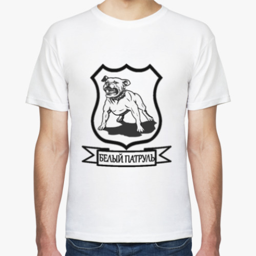 Футболка с принтом 'Белый патруль'