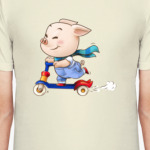 Хрюндель на самокате