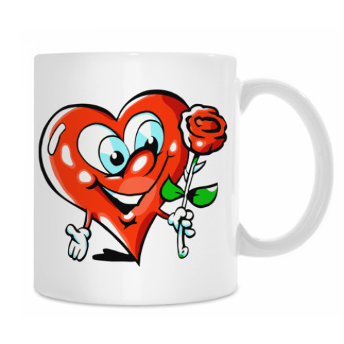 Кружка с принтом Сердце