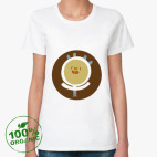 Женская футболка органик