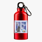 Металлическая бутылка 400 мл UV-DTF