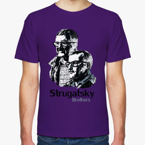 Футболка с принтом Братья Стругацкие
