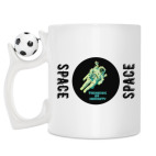 Кружка с футбольным мячиком