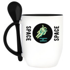 Кружка с ложкой