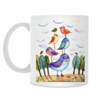 акварельная картинка, птицы, арт