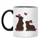 Кружка двухцветная