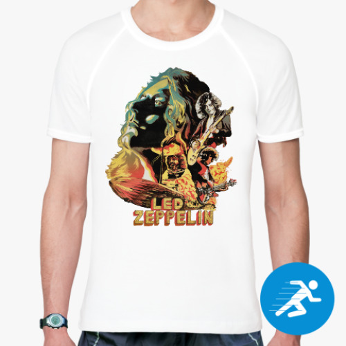 Спортивная футболка Led Zeppelin хард-рок группа