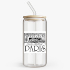 Банка с бамбуковой крышкой