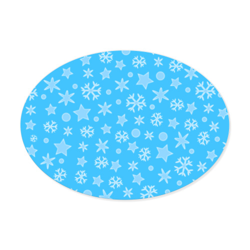 Виниловые наклейки с принтом Морозное небо