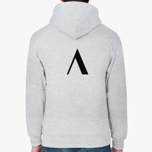 Толстовка худи с принтом Alien чёрный/красный/фиолетовы