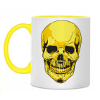 Череп жёлтый.