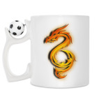 Кружка с футбольным мячиком