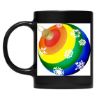 Кружка цветная UV-DTF