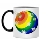 Кружка двухцветная