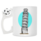 Кружка с футбольным мячиком