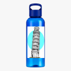 Прозрачная спортивная бутылка