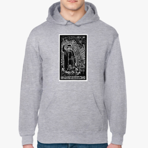 Толстовка худи с принтом 1 аркан таро маг