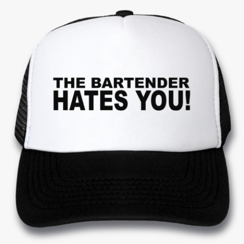Кепка-тракер the bartender hates you