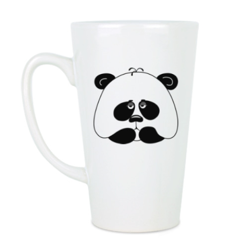 Чашка Латте Грустная панда