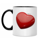 Кружка двухцветная