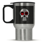 Кружка-термос металлик Череп