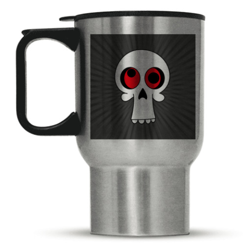 Кружка-термос с принтом Череп