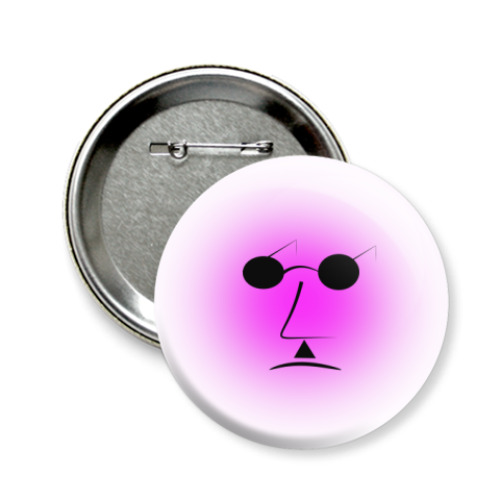 Значок 58мм с принтом  'Не уйти'