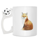 Кружка с футбольным мячиком