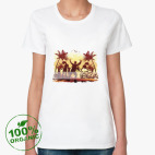 Женская футболка органик