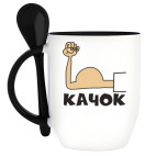 Кружка с ложкой