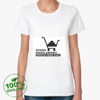 Женская футболка органик