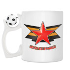 Кружка с футбольным мячиком