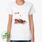 Женская футболка органик