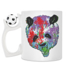 Кружка с футбольным мячиком