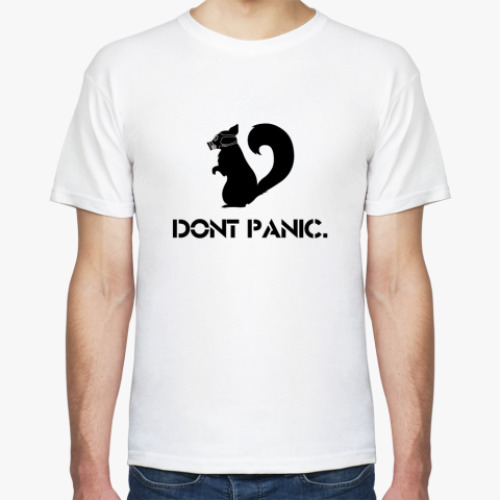 Футболка с принтом Не паникуй
