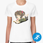 Женская спортивная футболка