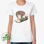 Женская футболка органик