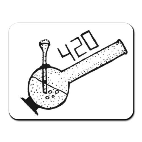 Коврик для мыши с принтом 420