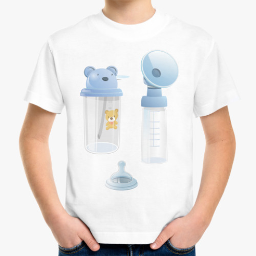 Детская футболка с принтом ''Baby's Stuff''