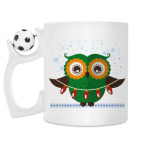 Кружка с футбольным мячиком