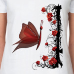 Женская футболка, белая